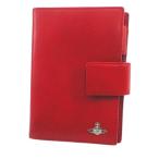 ショッピングヴィヴィアン ヴィヴィアンウエストウッド Vivienne Westwood 手帳カバー ウォーターオーブ レッド 赤  6穴リング レザー レディース