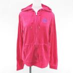  Puma PUMA выставить длинный рукав Parker жакет длинные брюки велюр bell спальное место XL L розовый серия Logo знак вышивка Zip выше reti