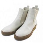 マイケルコース MICHAEL KORS MILLER チェルシーブーツ 7 ライトクリーム 白系 レザー調 レディース