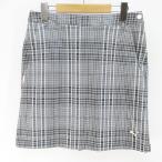  Puma PUMA Golf одежда в клетку колени сверху Mini узкая юбка юбка L пепел серия серый разрез Logo принт женский 