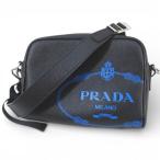 プラダ PRADA ショルダーバッグ クロスボディ 斜めがけ サフィアーノレザー ブラック メンズ