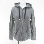 PERFE длинный рукав Parker жакет 3 пепел серия серый сделано в Японии ламе Zip выше женский 