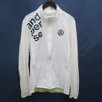  Anne Pas .and per se Golf одежда жакет Wind брейкер LL белой серии белый переключатель Zip выше принт .. чувство мужской 