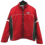  filler FILA Vintage с хлопком жакет M красный серия красный Zip выше линия Logo patch подкладка ребра Kanebo мужской 
