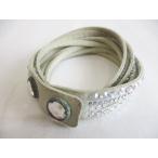  Swarovski SWAROVSKI браслет 2 -слойный наматывать Swarovski crystal серый аксессуары женский 