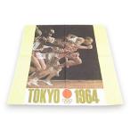  Olympic Tokyo собрание память furoshiki 1964 год шарф желтый оттенок желтого автограф прочее 