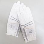  Wilson Golf Wilson Golf Golf перчатка гипер- Performance обе рука для 20cm все погода type белый оттенок серебра Logo женский 