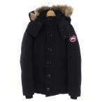 カナダグース CANADA GOOSE EDIFICE別注 ORFORD オーフォード ダウンジャケット アウター フード コヨーテファー XS 黒 3433JM