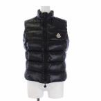 モンクレール MONCLER GHANY ガーニー ダウンベスト アウター ジップアップ スタンドカラー 0 XS 黒 ブラック /KH レディース