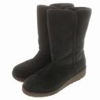 アグ UGG ムートンブーツ 1013428 AMIE アミ US7 24cm 黒 ブラック /☆G レディース