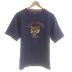 ショッピングラルフ ポロ バイ ラルフローレン Polo by Ralph Lauren Tシャツ カットソー 虎刺繍 ワッペン XL 紫 パープル /FQ メンズ