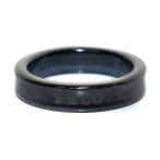 ティファニー TIFFANY & CO. ナローリング 1837 指輪 ロゴ チタン 黒 ブラック /NW13 ■OH レディース
