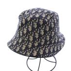 ショッピングディオール ディオールオム Dior HOMME 21SS Oblique Bucket Hat オブリーク バケットハット 帽子 M ベージュ ネイビー 紺 113C907A4502 /KH ■OH メン