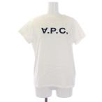 ショッピングSHIRTS アーペーセー A.P.C. VPC T-SHIRTS Tシャツ カットソー 半袖 クルーネック ロゴ プリント M 白 ホワイト 25085-1-97261 /BM レディース