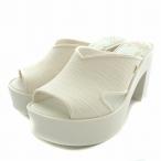 アングロマニア Vivienne Westwood MELISSA ミュール Mule 2 Ad サンダル ラバー オープントゥ ハイヒール オーブ 22.0cm 白