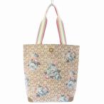 キャスキッドソン Cath Kidston トートバッグ ショルダーバッグ 花柄 PVC A4 ベージュ ピンク 青 ブルー /TK レディース