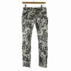  Anne to мера Antgauge обтягивающий конические брюки общий рисунок S белый белый серый /RO женский 