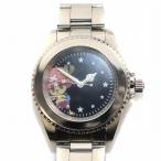 EVANCE エバンス ONE PIECE by M 500本限定 チョッパー 腕時計 クオーツ 3針 アナログ シルバー色 黒 ブラック /AN35 メンズ