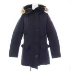 カナダグース Bronte Parka Heritage ブロンテ パーカ ヘリテージ ダウンコート アウター フーディ コヨーテファー S 紺 2603JL