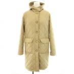  Macintosh MACKINTOSH стеганое пальто с хлопком пальто внешний средний капот подкладка боа 36 S бежевый /YT женский 