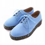 ドクターマーチン DR.MARTENS SMITHS 4 Eye Shoe 4ホール シューズ レースアップ スエード UK3 22cm スカイブルー 水色 27710473