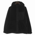 ユニクロ UNIQLO ホワイトマウンテニアリング White Mountaineering フリースフルジップパーカ ボア 長袖 M 黒 /EA メンズ
