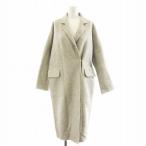 ミューズ ドゥーズィエム クラス MUSE de Deuxieme Classe Victorianリバーコート チェスターコート ロング丈 ウール アウター グレー