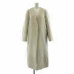 f Ray I ti-FRAY I.D no color пальто внешний длинный V шея F слоновая кость /NQ женский 