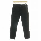 ディースクエアード DSQUARED2 デニムパンツ ジーンズ ボタンフライ ダメージ加工 ロゴパッチ 42 黒 ブラック S74LB0861 /BB メンズ