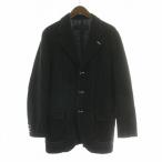 コムデギャルソンオム COMME des GARCONS HOMME テーラードジャケット ブレザー アウター シングル ウール 刺繍 S 黒 ブラック HD-J009