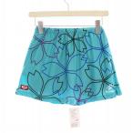  не использовался товар nitakNittaku.. юбка настольный теннис шорты спорт одежда цветочный принт S бледно-голубой NX-2419 /YM женский 