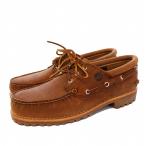 ティンバーランド Timberland 3EYE CLASSIC LUG RUST FULL GRAIN デッキシューズ レザー UK9.5 28cm ブラウン 0A5S2M /KH メンズ
