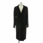 United Arrows UNITED ARROWS Пальто Честерфилд внешний длинный 38 черный /NQ женский 