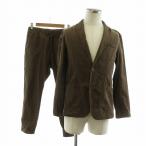  Nano Universe nano universe выставить 2 позиций комплект верх и низ tailored jacket легкий брюки вельвет XS Brown 