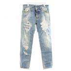 ディースクエアード DSQUARED2 DEAN JEAN デニムパンツ ジーンズ ジーパン ボタンフライ ダメージ加工 44 インディゴ