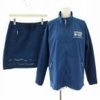 rosa-senRosasen выставить верх и низ hybrid вязаный блузон вязаный юбка Mini шт. форма L синий голубой /YT женский 