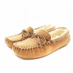 エミュー emu モカシン リボン 6 キャメル /AN10 レディース