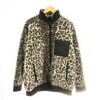 ゴールド GOLD 東洋エンタープライズ LEOPARD BOA FLEECE STAND COLLAR JACKET M グレー
