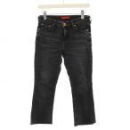  красный карта RED CARD cherry cut off Denim брюки джинсы укороченные брюки 24 чёрный серый 44419 /YM женский 