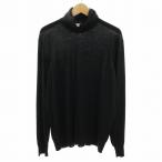 エルメス HERMES ニット セーター タートルネック 長袖 XXL 黒 ブラック /YT メンズ