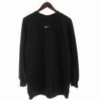 ナイキ NIKE Tシャツ カットソー ロゴ プリント クルーネック 長袖 S 黒 ブラック FJ9568-010 /RO メンズ