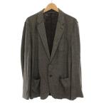 アルマーニ コレツィオーニ ARMANI COLLEZIONI テーラードジャケット 2B アウター ブラウン グレー /YM メンズ