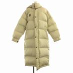 デサント DESCENTE ダウンコート ロング ナイロン L ベージュ DMC-3175 /EE レディース