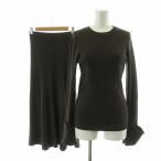  Mira o-wenMila Owen выставить юбка ребра вязаный длинный длинный рукав 0 Brown 09WN0215027 /NQ женский 