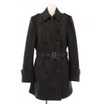 ショッピングブラックレーベル バーバリーブラックレーベル BURBERRY BLACK LABEL トレンチコート アウター ロング丈 裏地ノバチェック ベルト M 黒 ブラック