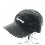 シュプリーム SUPREME 19FW Snap Pocket Camp Cap キャップ 帽子 ロゴ 黒 ブラック /AN11 ●D メンズ