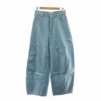 ファーファー furfur 24AW ホイルデニムパンツ ジーンズ ジーパン 1 ライトブルー RWFP244080 /NQ レディース
