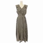 ジルスチュアート JILL STUART ワンピース ロング ノースリーブ ギンガムチェック 4 白 ホワイト 092-1140035 /EE レディース