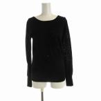 アンテプリマ ANTEPRIMA ハローキティ Hello Kitty ニット セーター ラインストーン 長袖 黒 ブラック PNF891220 /RO レディース