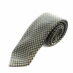 ルイヴィトン LOUIS VUITTON ダミエ レギュラータイ ネクタイ シルク 絹 グレー ベージュ /AN6 ■OH メンズ